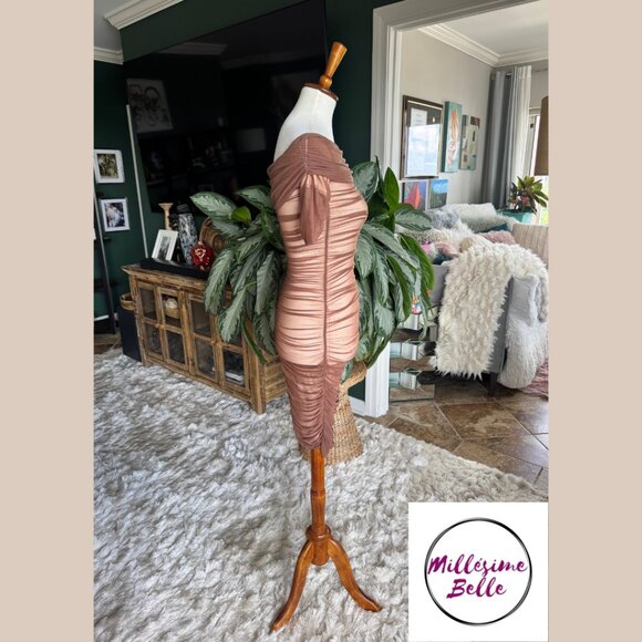 Brown Bandage Dress - Picture 7 of 7